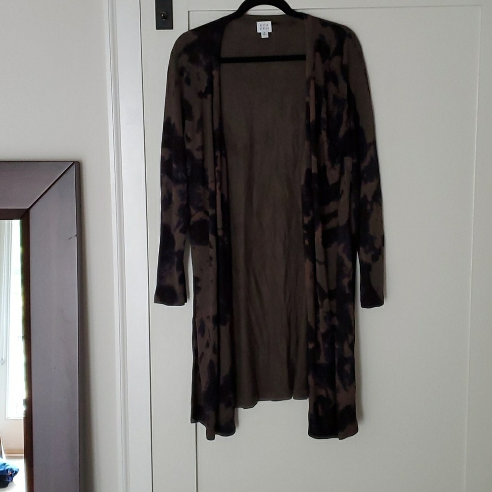 Tie dye duster cardigan